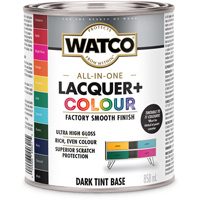 Composant de base fonc&eacute; pour finition laqu&eacute;e + couleur tout-en-un Watco, 946 ml, Base &agrave; teinte fonc&eacute;e, Tr&egrave;s brillant NTL Industrial