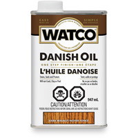 Huile danoise Watco, 947 ml, Noyer fonc&eacute;, Transparent NTL Industrial