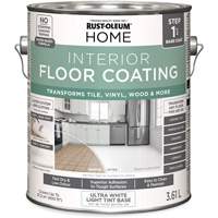 Couche de fond pour syst&egrave;me de rev&ecirc;tement de plancher int&eacute;rieur &agrave; la maison, 3,61 L, &agrave; l'eau, Tr&egrave;s mat, Base &agrave; teinter/Blanc NTL Industrial