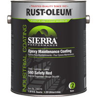 Composant de base du rev&ecirc;tement dentretien pour plancher Sierra Performance S60, 1 gal., &agrave; l'eau, Brillant, Rouge NTL Industrial