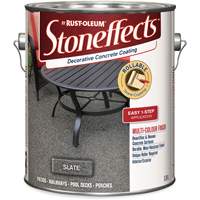 Stoneffects Decorative Concrete Coating, 3.4 L, Solvent-Based, Textured, Grey NTL Industrial