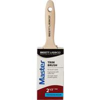 Master Trim Brush, Poly/Nylon, Wood Handle, 2-1/2" Width NTL Industrial