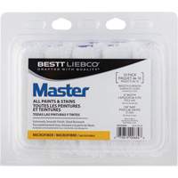 Master Microfiber Roller Cover, 10 mm (3/8") Nap, 101.6 mm (4") L NTL Industrial