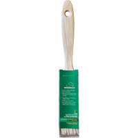 One Coat Trim & Wall Brush, White China, Wood Handle, 1" Width NTL Industrial