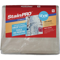 StainPro™ Drop Sheet, 15' L x 12' W, Cloth KR704 | NTL Industrial