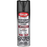 Peinture Tough Coat avec technologie Rust Barrier, Noir, Tr&egrave;s brillant, 425 g, Canette a&eacute;rosol NTL Industrial