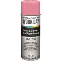 Industrial Work Day Paint, Pink, Gloss, 10 oz., Aerosol Can NTL Industrial