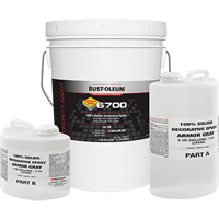 &eacute;poxy d&eacute;coratif 100 % de solides 6700, 3 gal., &eacute;poxy, Tr&egrave;s brillant, Gris NTL Industrial
