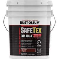 Rev&ecirc;tement d'acrylique SafeTex Easy-Tread, 4 gal., &agrave; l'eau, Plat/Textur&eacute;, Rouge NTL Industrial