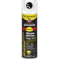&eacute;mail antirouille en a&eacute;rosol 5 en 1, Blanc, Brillant, 15 oz, Canette a&eacute;rosol NTL Industrial