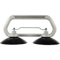 Appareils &agrave; ventouses - Ventouse double industrielle, 75 lb Capacit&eacute;, 5", Barre &agrave; tirer, 10" Longueur de la manche NTL Industrial