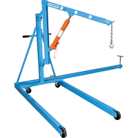 Floor Cranes - Rotating Boom, 7.6' Lift, 1000 lbs. (0.5 tons), 36" Arm, 68" H LA796 | NTL Industrial