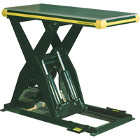 Table &eacute;l&eacute;vatrice hydraulique &agrave; ciseaux Backsaver, Acier, 24" la x 48" lo, Capacit&eacute; 4000 lb NTL Industrial