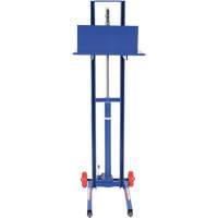 Hydraulic Platform Lift Stacker, Foot Pump Operated, 400 lbs. Capacity, 51-1/8" Max Lift NTL Industrial
