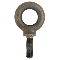 Eye Bolt, 71.50 mm Dia., 51 mm L, Uncoated Natural Finish, 4708 lbs. (2.354 tons) Capacity LU708 | NTL Industrial