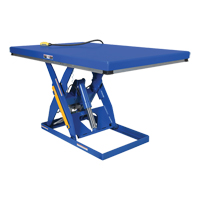 Hydraulic Scissor Lift Table, Steel, 48" L x 24" W, 3000 lbs. Cap. LV464 | NTL Industrial
