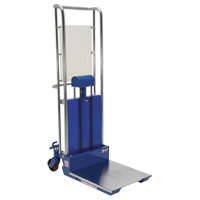 Hefti-Lift Load Stacker, Foot Pump Operated, 880 lbs. Capacity, 59" Max Lift NTL Industrial