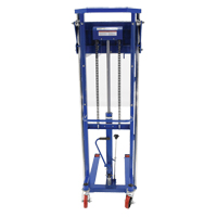 Hefti-Lift Load Stacker, Foot Pump Operated, 1500 lbs. Capacity, 63" Max Lift NTL Industrial