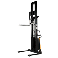 Fork Lift Stacker, Electric Operated, 2000 lbs. Capacity, 150" Max Lift NTL Industrial