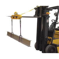Forklift Lifting Beam, 7" x 2-1/2" Fork Pocket LW224 | NTL Industrial