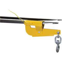 Auto-Tension Hoisting Hook, 5-1/2" x 1-1/2" Fork Pocket LW313 | NTL Industrial