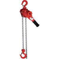 VQ Super Series Lever Hoist, 5' Lift, 2200 lbs. (1.1 tons) Capacity, Grade 100 Alloy Chain NTL Industrial