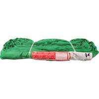 Polyester Round Sling, Green, 12' L, 6000 lbs. Vertical Load NTL Industrial
