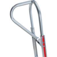 Knocked Down Hand Truck, P-Handle Handle, Aluminum, 52" Height, 500 lbs. Capacity NTL Industrial