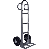 Knocked Down Hand Truck, P-Handle Handle, Aluminum, 52" Height, 500 lbs. Capacity NTL Industrial