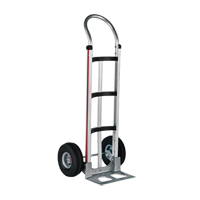 Knocked Down Hand Truck, Continuous Handle, Aluminum, 48" Height, 500 lbs. Capacity NTL Industrial