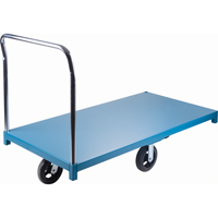Heavy-Duty Platform Truck, 96" L x 48" W, 2000 lbs. Capacity, Rubber Casters NTL Industrial