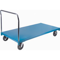 Heavy-Duty Platform Truck, 72" L x 36" W, 2000 lbs. Capacity, Rubber Casters NTL Industrial