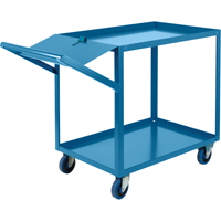 Order Picking Carts, 36" H x 24" W x 52" D, 2 Shelves, 1200 lbs. Capacity MB441 | NTL Industrial