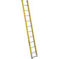Single Section Straight Ladder - 6100 Series, 10', Fibreglass, 375 lbs., CSA Grade 1AA NTL Industrial