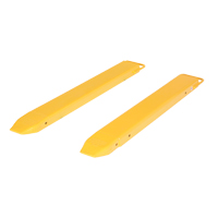 Fork Extensions, 48" L x 7-3/8" W, For Fork Width of 5" NTL Industrial