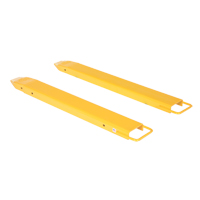 Fork Extensions, 48" L x 7-3/8" W, For Fork Width of 5" NTL Industrial