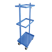 Chariot &agrave; cueillette, Acier, 30-11/16" la x 19-1/4" p, 3 tablettes, Capacit&eacute; 300 lb NTL Industrial