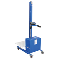Quick Lift Platform Stacker, Electric Operated, 175 lbs. Capacity, 57" Max Lift NTL Industrial