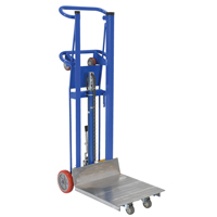 Hydra Lift Platform Stacker, Foot Pump Operated, 750 lbs. Capacity, 52" Max Lift NTL Industrial