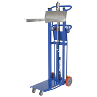Hydra Lift Platform Stacker, Foot Pump Operated, 750 lbs. Capacity, 52" Max Lift NTL Industrial