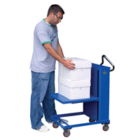 Plateformes auto-&eacute;l&eacute;vatrices, 20" lo x 20" la, Acier, Capacit&eacute; 230 lb NTL Industrial