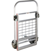 Chariot &agrave; plateforme repliable &agrave; quatre roues, Aluminium, 750 lb, 31" lo x 23-1/4" la, Hauteur 39" NTL Industrial