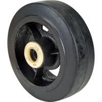Rubber Wheels, 6" (152 mm) Dia. x 2" (51 mm) W, 550 lbs. (249 kg.) Capacity MH296 | NTL Industrial