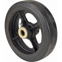 Rubber Wheels, 8" (203 mm) Dia. x 2" (51 mm) W, 600 lbs. (272 kg.) Capacity MH297 | NTL Industrial