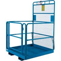 Nacelle &eacute;l&eacute;vatrice pour travail en hauteur, 48" x 48" x 72" h, Capacit&eacute; de 1000 lb, Acier NTL Industrial