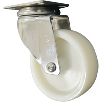 Roulette, Pivotant, 4" (101,6 mm), Nylon, 200 lb (91 kg) NTL Industrial