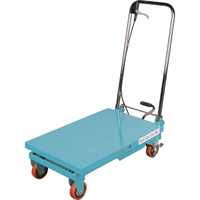 Heavy-Duty Hydraulic Scissor Lift Table, 27-1/2" L x 17-3/4" W, Steel, 330 lbs. Capacity NTL Industrial