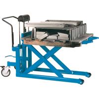 Hydraulic Skid Scissor Lift/Table, 42-1/2" L x 20-1/2" W, Steel, 1000 lbs. Capacity MK792 | NTL Industrial