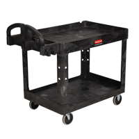Chariot utilitaire robuste - 4520-88, 2 tiers, 25-1/4" x 39" x 44", Capacit&eacute; 500 lb NTL Industrial