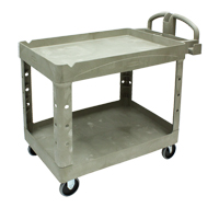 Chariot utilitaire robuste - 4520-88, 2 tiers, 25-1/4" x 39" x 44", Capacit&eacute; 500 lb NTL Industrial
